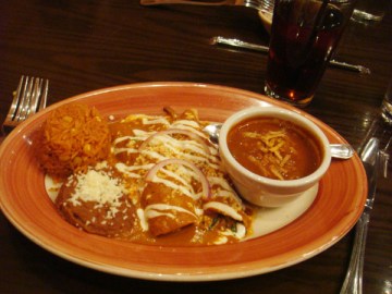 The Enchiladas de Carne from the Adobo Grill in Indianapolis. Image Credit: Tania Hussain