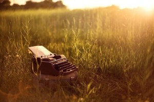 Typewriter WeHeartIt Sunset