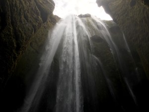 Gljufrafoss Waterfall in Iceland