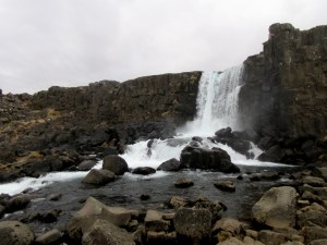 Oxarafoss Waterfall in Iceland