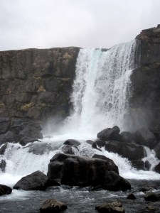Oxarafoss Waterfall in Iceland